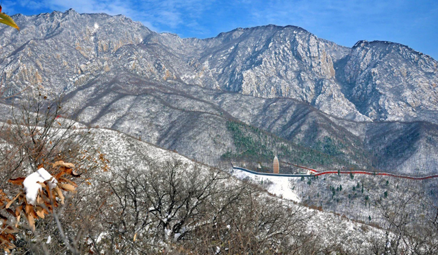 嵩山的雪 嵩山的雪