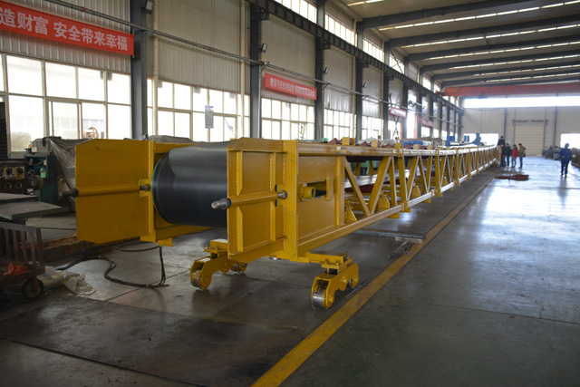 山西大同DZQ100皮帶轉(zhuǎn)載機(jī)安裝調(diào)試完畢準(zhǔn)備發(fā)貨|嵩陽煤機(jī)